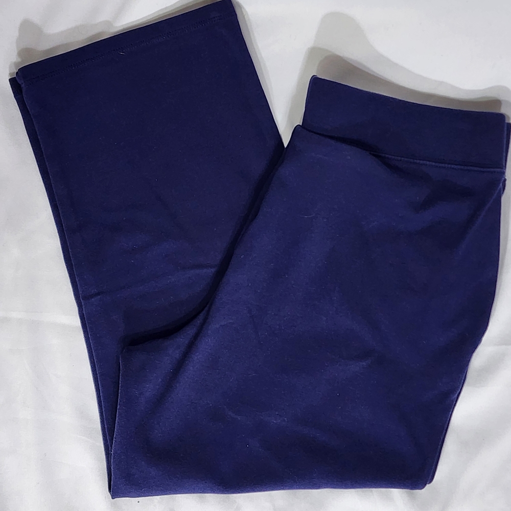 Navy Blue Knit Pants